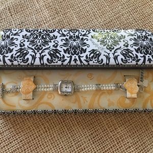 Brighton Pearl Strap Watch